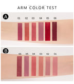 6Pcs Matte Liquid Lipstick Set - Waterproof, Long Lasting & Non-Stick Cup Velvet Lip Gloss - Highly Pigmented Nude & Bold Lip Color Kit - Perfect Beauty Gift For Women & Girls